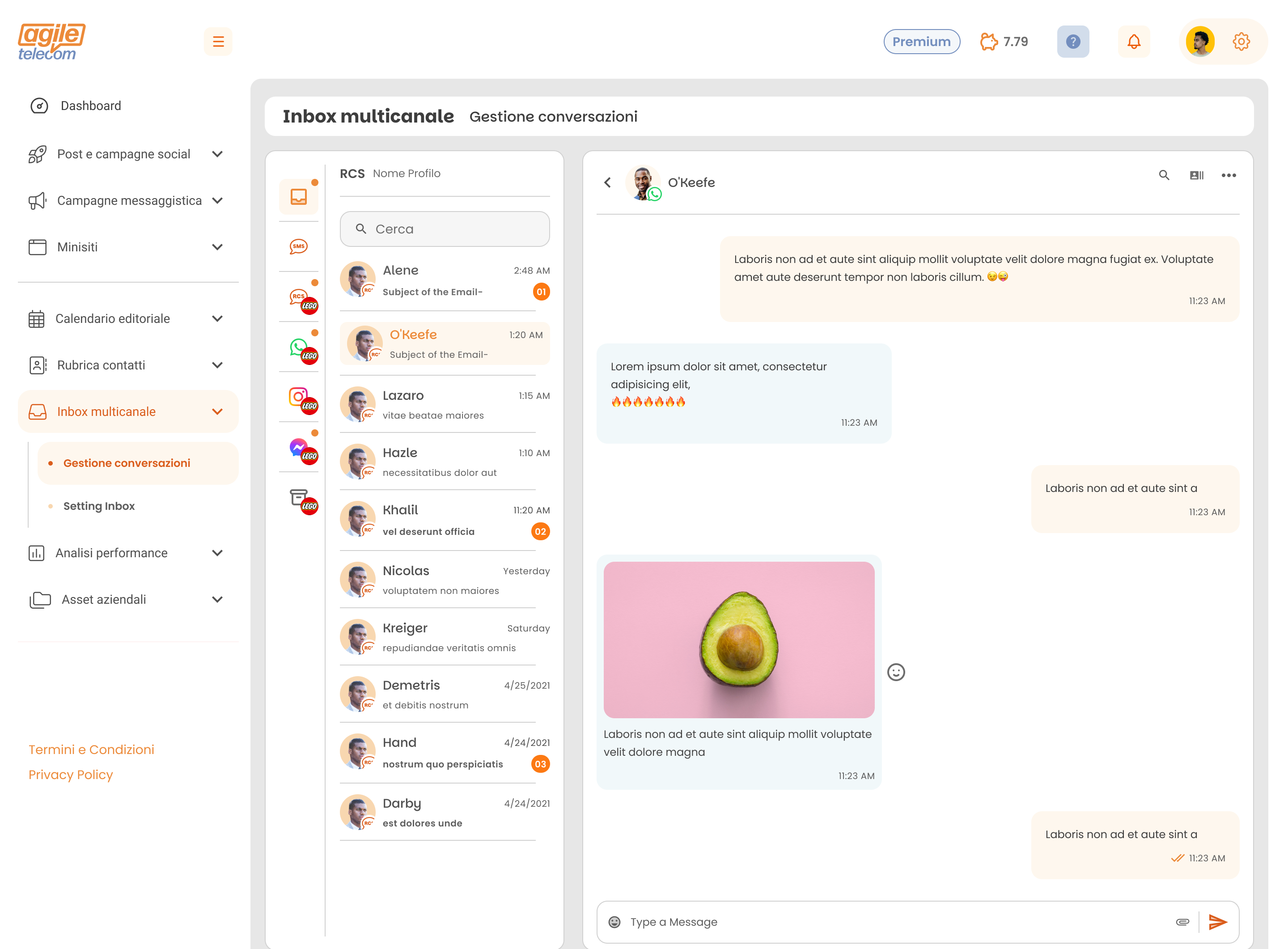 Conversazioni, non monologhi — Agile Telecom